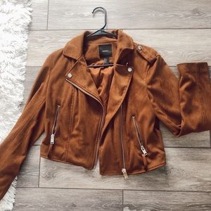 Forever 21 faux suede jacket!